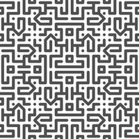 Abstract seamless geometric shape lines pattern vector