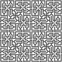 Abstract seamless geometric shape lines pattern vector