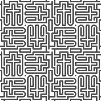 Abstract seamless geometric shape lines pattern vector