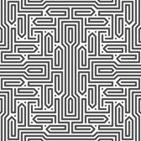 Abstract seamless geometric shape lines pattern vector
