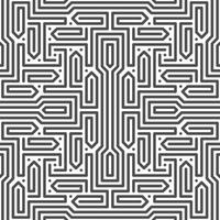 Abstract seamless geometric shape lines pattern vector