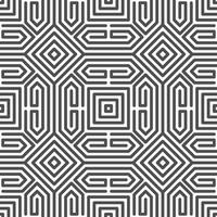 Abstract seamless geometric shape lines pattern vector