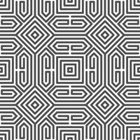 Abstract seamless geometric shape lines pattern vector