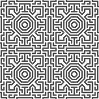 Abstract seamless geometric shape lines pattern 778 vector