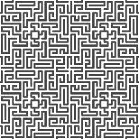 Abstract seamless geometric shape lines pattern vector