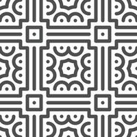 Abstract seamless geometric shape lines pattern vector