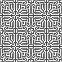 Abstract seamless geometric shape lines pattern vector