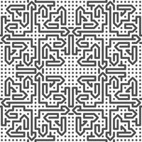 Abstract seamless geometric shape lines pattern vector