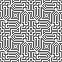 Abstract seamless geometric shape lines pattern vector