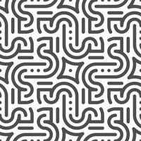 Abstract seamless geometric shape lines pattern vector