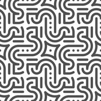 Abstract seamless geometric shape lines pattern vector