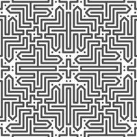 Abstract seamless geometric shape lines pattern vector