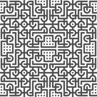Abstract seamless geometric shape lines pattern vector