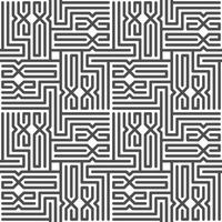 Abstract seamless geometric shape lines pattern vector