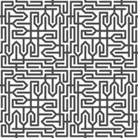 Abstract seamless geometric shape lines pattern vector