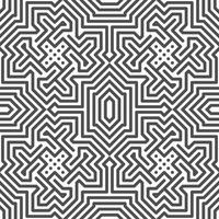 Abstract seamless geometric shape lines pattern vector