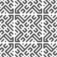 Abstract seamless geometric shape lines pattern vector