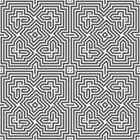 Abstract seamless geometric shape lines pattern vector