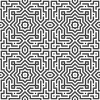 Abstract seamless geometric shape lines pattern vector