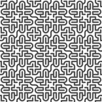 Abstract seamless geometric shape lines pattern vector