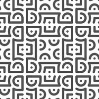 Abstract seamless geometric shape lines pattern vector