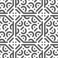 Abstract seamless geometric shape lines pattern vector