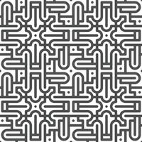 Abstract seamless geometric shape lines pattern vector
