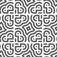 Abstract seamless geometric shape lines pattern vector