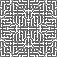 Abstract seamless geometric shape lines pattern vector