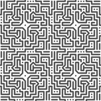 Abstract seamless geometric shape lines pattern vector
