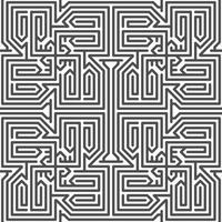 Abstract seamless geometric shape lines pattern vector