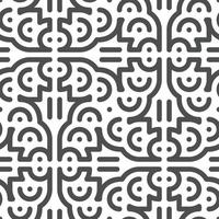 Abstract seamless geometric shape lines pattern vector