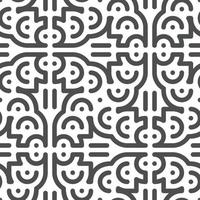 Abstract seamless geometric shape lines pattern vector