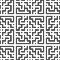 Abstract seamless geometric shape lines pattern vector