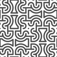 Abstract seamless geometric shape lines pattern vector