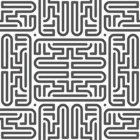 Abstract seamless geometric shape lines pattern vector