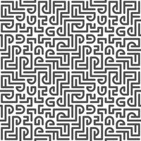 Abstract seamless geometric shape lines pattern vector
