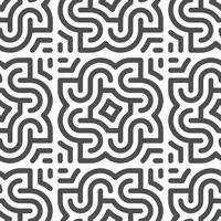 Abstract seamless geometric shape lines pattern vector