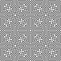 Abstract seamless geometric shape lines pattern vector