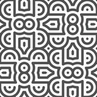 Abstract seamless geometric shape lines pattern vector