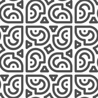 Abstract seamless geometric shape lines pattern vector