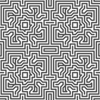 Abstract seamless geometric shape lines pattern vector