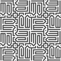 Abstract seamless geometric shape lines pattern vector