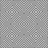 Abstract seamless geometric shape lines pattern vector