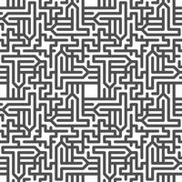 Abstract seamless geometric shape lines pattern vector