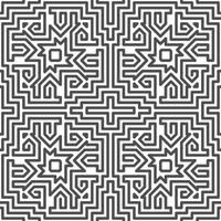 Abstract seamless geometric shape lines pattern 778 vector