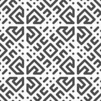 Abstract seamless geometric shape lines pattern vector