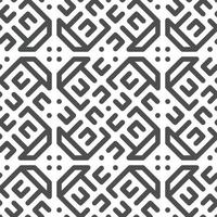 Abstract seamless geometric shape lines pattern vector