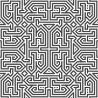 Abstract seamless geometric shape lines pattern vector