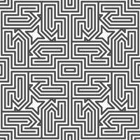 Abstract seamless geometric shape lines pattern vector